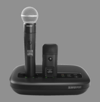 BOUNDARY TRANSMITTER WITH CARDIOID MIC CARTRIDGE, B/W MATRIX LC-DISPLAY  USB-C CHARGING PORT, AND
